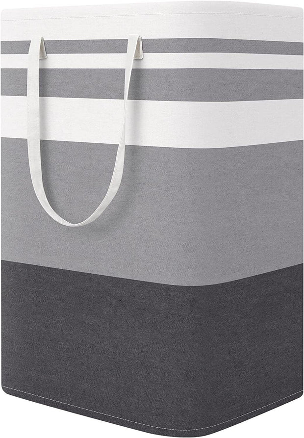 Foldable Moisture-proof Stripes Laundry Basket Dirty Clothes Basket Laundry Basket