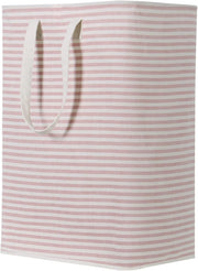 Foldable Moisture-proof Stripes Laundry Basket Dirty Clothes Basket Laundry Basket