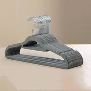Flocked Non-slip Non-marking Coat Hangers For Home Use