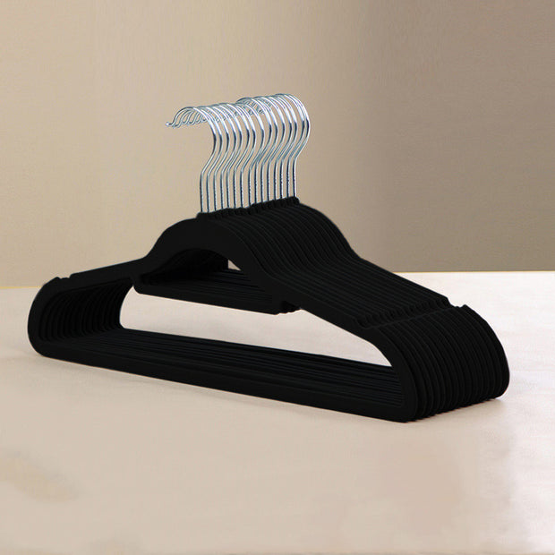 Flocked Non-slip Non-marking Coat Hangers For Home Use