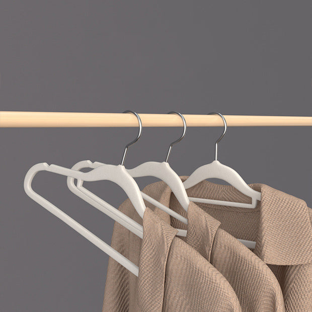 Flocked Non-slip Non-marking Coat Hangers For Home Use
