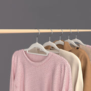 Flocked Non-slip Non-marking Coat Hangers For Home Use