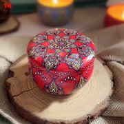 Scented Candles Jar Vintage Flower Candle Jars Soy Wax Fragrance Candle Wedding Birthday Gift Home Decoration 20 Kinds Scents