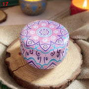 Scented Candles Jar Vintage Flower Candle Jars Soy Wax Fragrance Candle Wedding Birthday Gift Home Decoration 20 Kinds Scents