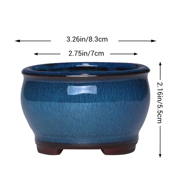 Ceramic Garden Planter Pots Succulent Flower Plants Pot Exquisite And Simple Art Design For Offices Bedrooms Balconies Gift