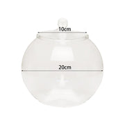 Glass Terrarium Jar DIY Centerpiece Sealed Storage Jar Plants Planter Jar for Desktop Living Room Kitchen Bedroom Coffee