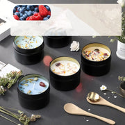 Crystal scented candles, high-end iron cans, soy wax, dried floral scented candles, wholesale scented candles, hand held gifts