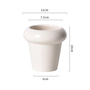 Ceramic Flowerpot Indoor Plants Pots European Flowerpot Simple Succulent Plants Planter Container Small Bonsai Home Decoration
