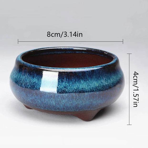 Ceramic Garden Planter Pots Succulent Flower Plants Pot Exquisite And Simple Art Design For Offices Bedrooms Balconies Gift