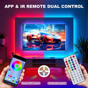RGB Led Strip Lights with APP Control Music Sync USB 5V Led Tape Lights for Room Party Decor TV Backlight Flexible Ribbon