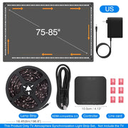 Ambient TV Backlight, TV Backlight LED Sync to Screen, WS2811 Led Strip Lights, One-Key Quick Sync Gaming Light, for 40-85 In TV