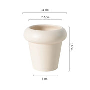Ceramic Flowerpot Indoor Plants Pots European Flowerpot Simple Succulent Plants Planter Container Small Bonsai Home Decoration