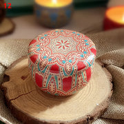 Scented Candles Jar Vintage Flower Candle Jars Soy Wax Fragrance Candle Wedding Birthday Gift Home Decoration 20 Kinds Scents