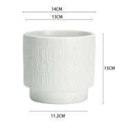 Ceramic Flower Pots Simple Nordic Style Pothos Rose Cactus Gardening Green Plant Pots Flower Pot Containers