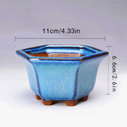 Ceramic Garden Planter Pots Succulent Flower Plants Pot Exquisite And Simple Art Design For Offices Bedrooms Balconies Gift