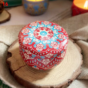 Scented Candles Jar Vintage Flower Candle Jars Soy Wax Fragrance Candle Wedding Birthday Gift Home Decoration 20 Kinds Scents